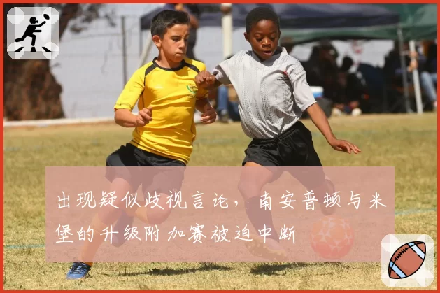 出现疑似歧视言论，南安普顿与米堡的升级附加赛被迫中断